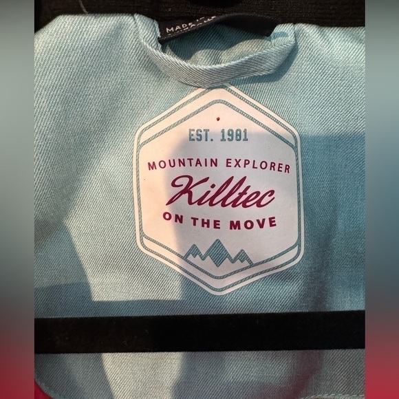 KILLTEC Torey JR ski jacket coat kids teal and burgundy size 16 junior K - Picture 9 of 9